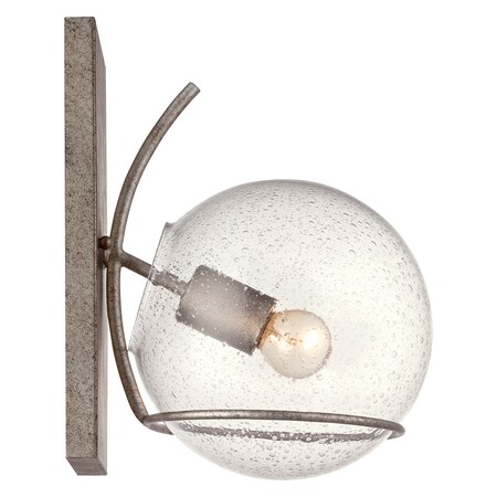 Varaluz Watson 1-Lt Wall Sconce - Silver Age 243K01SA